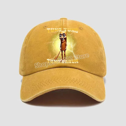 Italienisch Brainrot Damen Herren Mützen Kinder-Baseballmütze Accessoires Mütze Jungen Mädchen Mützen Verstellbar Herren Trucker-Mütze Sonnenhut Kinder Geschenk