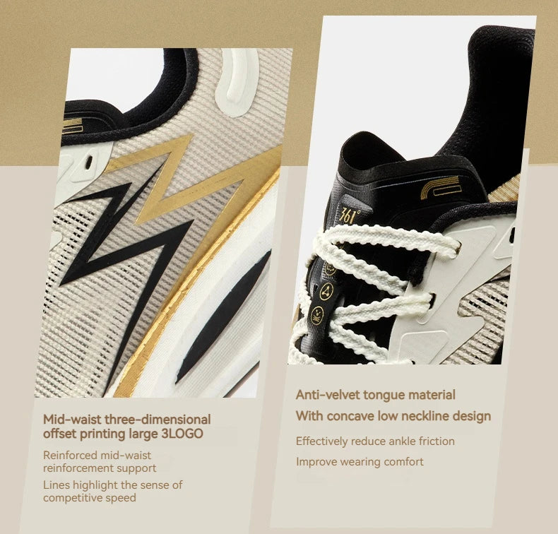 Zapatillas de running 361 Degrees BIospeed 3.0 PRO para hombre, deportivas profesionales para maratón, ligeras y transpirables, zapatillas femeninas 672412208