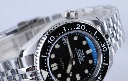 Heimdallr Diver Watch For Men MM300 Sumo SBDX 300M Waterproof Sapphire Crystal C3 Luminous NH35 Automatic Movement Wristwatch