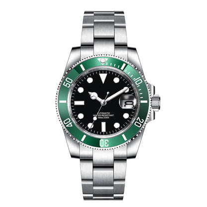 Customized Logo Men's Mechanical Automatic Wristwatch NH35 Movement 40mm Dial 100M Waterproof Sapphire Glass DIY Corgeut
