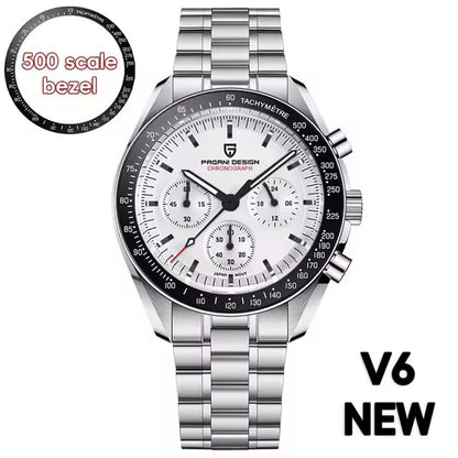 2026 New PAGANI DESIGN Mens Watches Quartz Speed Sports Chronograph Watch For Men Waterproof Luminous AR Sapphire Man Gift Clock