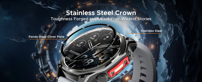 DOOGEE ANYWISE W1 PRO AI Smart Watch 1.43" AMOLED Display 5ATM IP68 Water Resistance GPS Tracking Sport Watch with Offine Maps