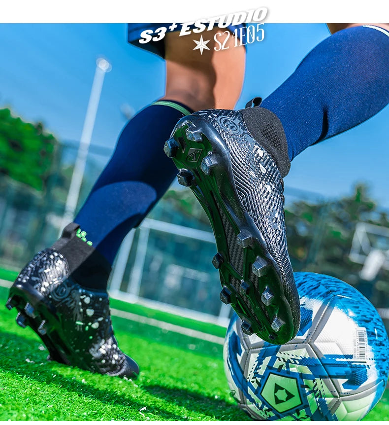 New Men's Professional Soccer Shoes Non-slip Football Boots Unisex Breathable Futsal Sports New Cleats Drop Shipping Ultralight