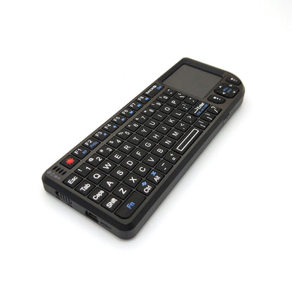 A8 Mini Wireless Keyboard 2.4G 7 Color Backlit 3 in 1 Handheld Keyboard with Touchpad Air Mouse for Android TV Box PC Tablet