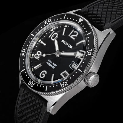 Sugess Diveing Watch of Men Automatic Mechanical Wristwatches 20ATM Waterproof Sapphire NH35A Movement BGW9 Luminous New S434-2
