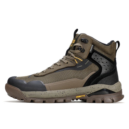 HUMTTO Hiking Shoes Men's Waterproof Hunting Boots Tactical Desert Combat Ankle Trekking Boots Male Women Warm Leather Sneakers