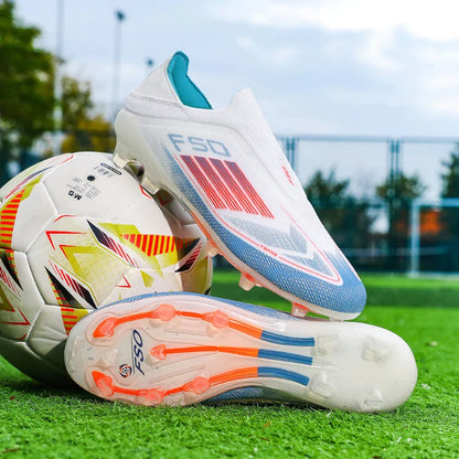 New Men's Soccer Shoes Grass Adult Football Boots FG Ultralight Sport Indoor Cleats Non-Slip Turf Futsal Comfortable  Sneakers