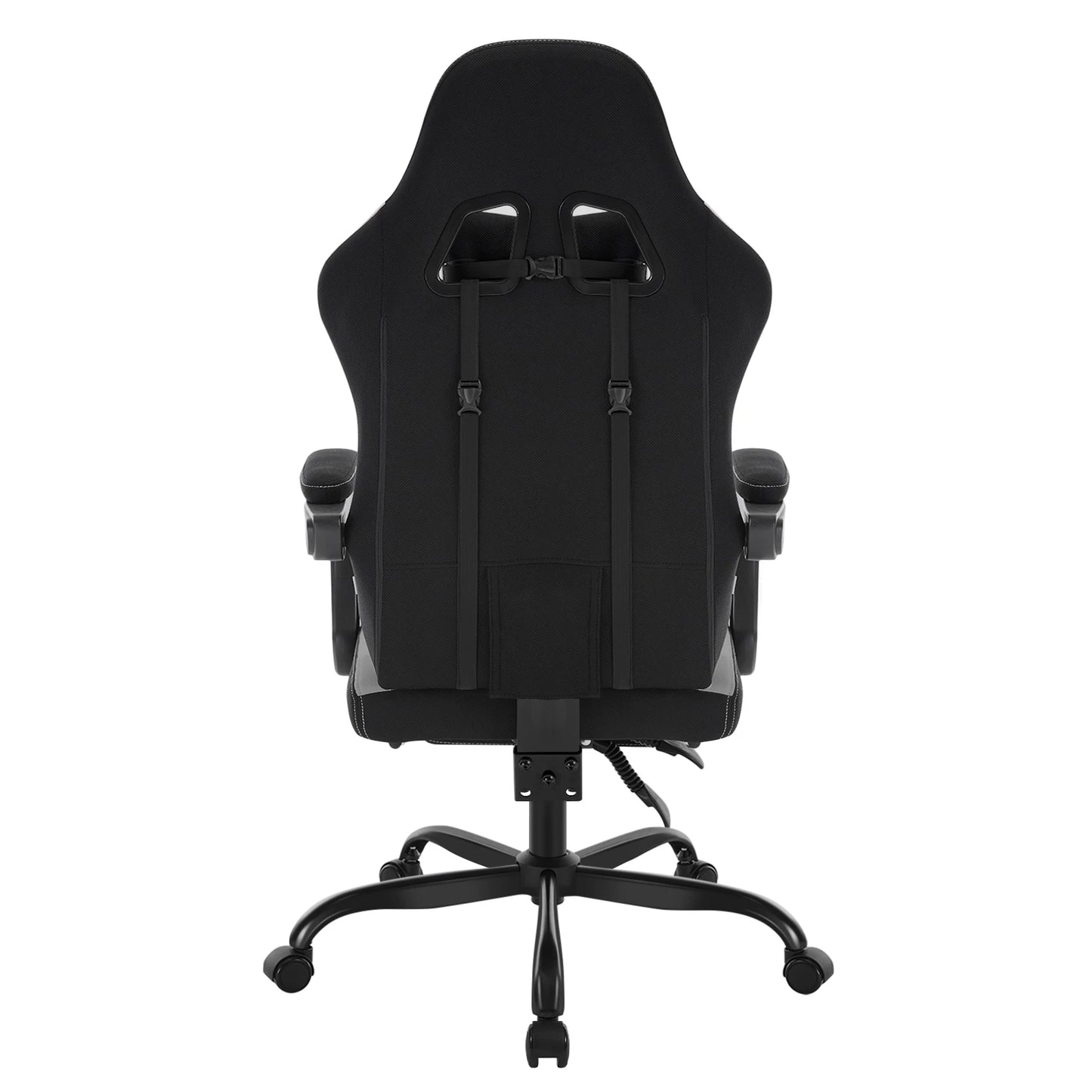 WOLTU Massage Gaming Chair Ergonomic Gamer Chair with Footrest, Lumbar Support, Adjustable Headrest, Swivel Computer Office Chair