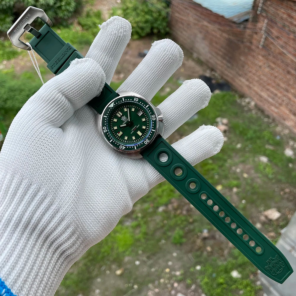 SD1970 New Arrival STEELDIVE Brand 20ATM Water Resistant Ceramic Bezel Insert Sapphire Glass NH35 Automatic Watch 6105 Turtle