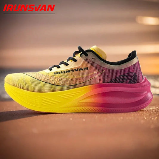 IRUNSVAN Rehuo 1.0 Full Length Carbon Plate Running Shoes  Marathon Ultra Lightweight Men's  24028