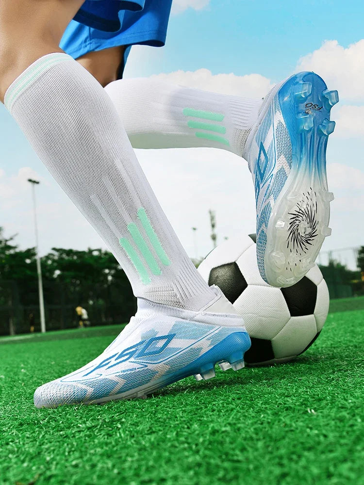 Chaussures de football professionnelles originales pour hommes, résistantes au gazon, chaussures de football décontractées de haute qualité pour hommes, chaussures de football pour entraînement rapide