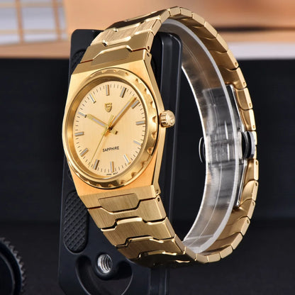 PAGANI DESIGN 2026 New Thin 7mm Fashion Men's Quartz Watch 10Bar Waterproof Stainless Steel Sapphire C3 Upgrade V2 reloj hombre