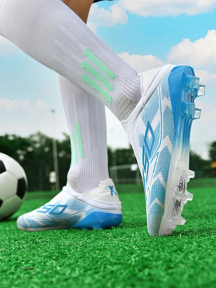 Chaussures de football professionnelles originales pour hommes, résistantes au gazon, chaussures de football décontractées de haute qualité pour hommes, chaussures de football pour entraînement rapide
