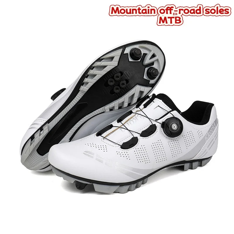 Men's Mountain Bike Shoes MTB, Breathable, Non-Slip, High Hardness, Suitable For Outdoor Road Racing, Mountain Off-Road Riding 37-46