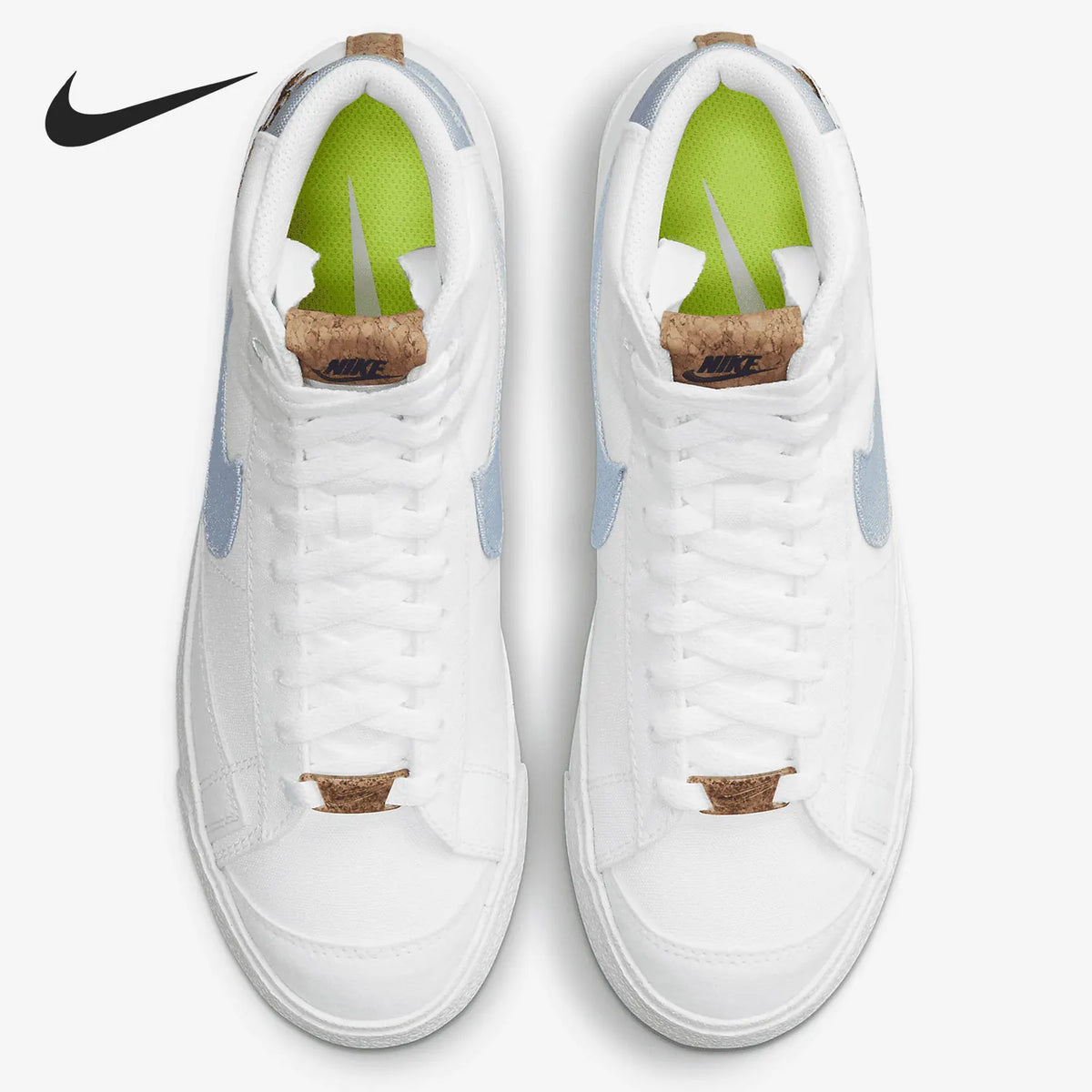 Nike Authentic Blazer damskor i skumgummi, klassiska sport- och fritidssneakers DC9265-100