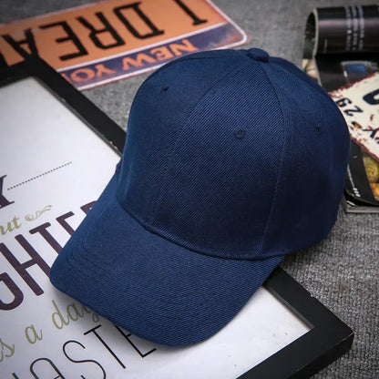 Unisex Cap Casual Plain Baseball Cap Adjustable Snapback Hats For Women Men Hip Hop Cap Street Dad Hat