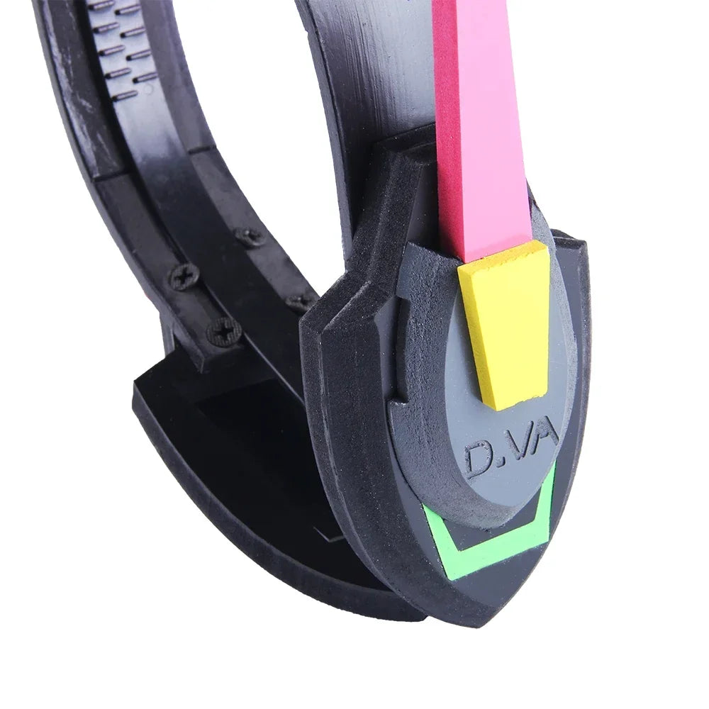 Pistola arma de D.Va Hana Song de Overwatch, accesorio cosplay tipo auricular, accesorio de cosplay y juguete para fiestas de Navidad y Halloween