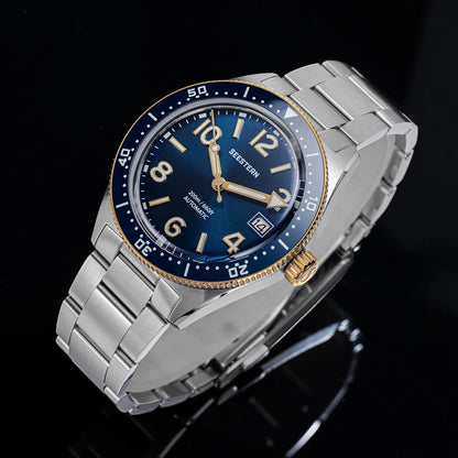 Sugess Diveing Watch of Men Automatic Mechanical Wristwatches 20ATM Waterproof Sapphire NH35A Movement BGW9 Luminous New S434-2
