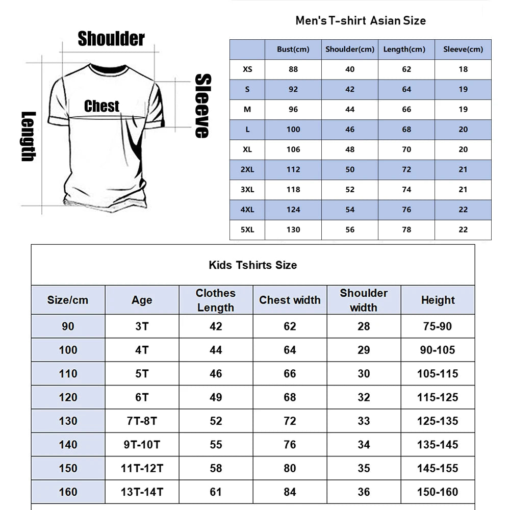 Anime Dragon Ball Son Goku 3D Print Kids T Shirt Summer Fashion Casual T-shirt Boy Girl Unisex Children's Clothing Tshirt Tops