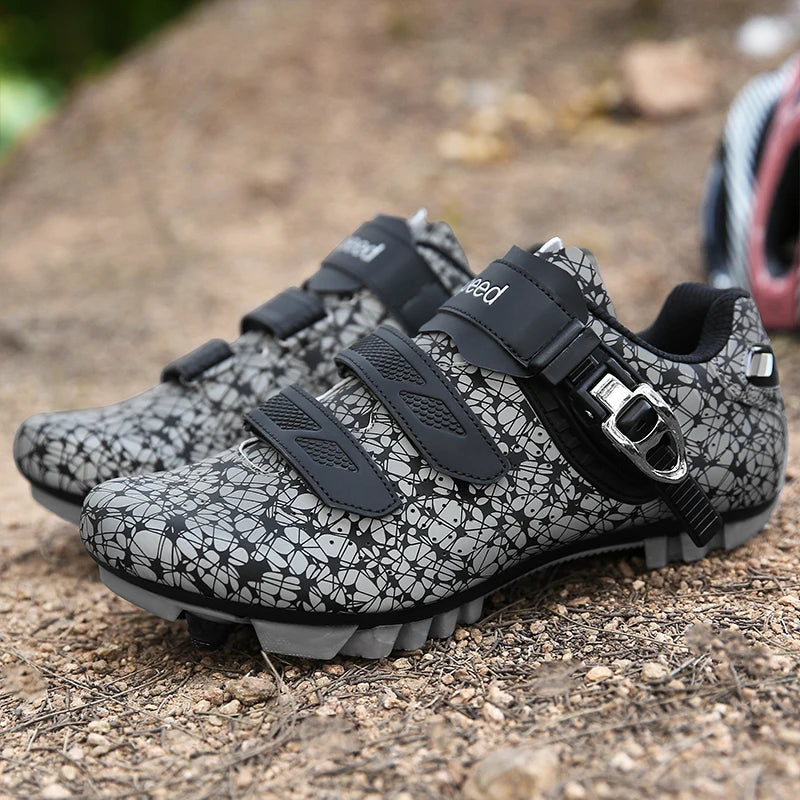 Men's Cycling Shoes Road Bike Sneakers Cleat Self-Locking Mountain Bike MTB Shoes Women's Road Bicycle Speed Best SPD Bike Shoes