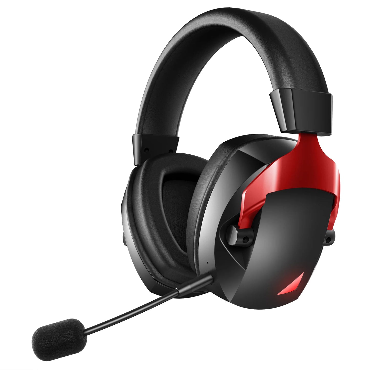 Gaming Headset with Detachable Noise-Cancelling Microphone – 3-Mode Wireless Bluetooth 5.3, 2.4G USB & 3.5mm Wired Gaming Headset with 50mm Drivers