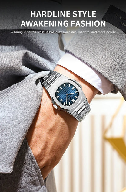 Specht & Söhne New Arrivals Mens Watch Rose Gold 5711 Classic Sports Watches Ultrathin Stainless Steel Sapphire 50M Waterproof