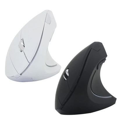 Rato gaming vertical sem fios 2.4G ergonómico 1600DPI para PC, portátil e escritório — mini rato gaming