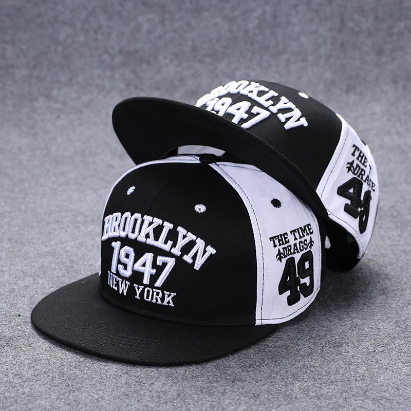 Unisex Alphabet Baseball Cap Summer Tide Brand Embroidered BackButton Cap Outdoor Hip Hop Hat Men's Women's Adjustable Casual Hat