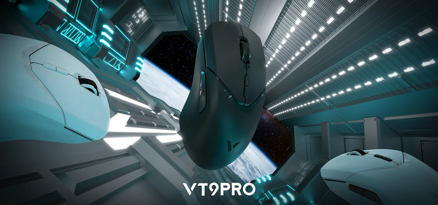 Mouse da gaming wireless Rapoo VT9PRO PAW3398 68g cablato programmabile ergonomico 26000DPI Type C ricaricabile accessorio per PC gamer