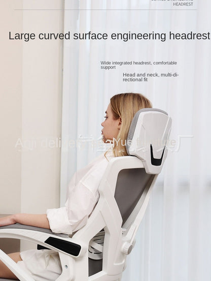 UVR Ergonomic Gaming Chair with Reclining Backrest, Breathable Mesh Office Chair, Adjustable Height Swivel Computer Chair for Work & Gaming
