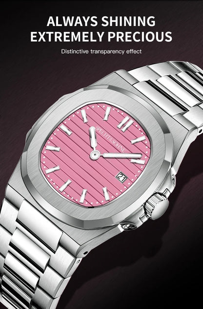 Specht & Söhne New Arrivals Mens Watch Rose Gold 5711 Classic Sports Watches Ultrathin Stainless Steel Sapphire 50M Waterproof