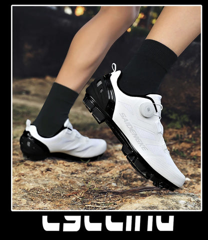 Unisex New Cycling Shoes Professional Lightweight Luxury Original Road Rubber MTB Racing Bicycle Fashion Bike Street Sports