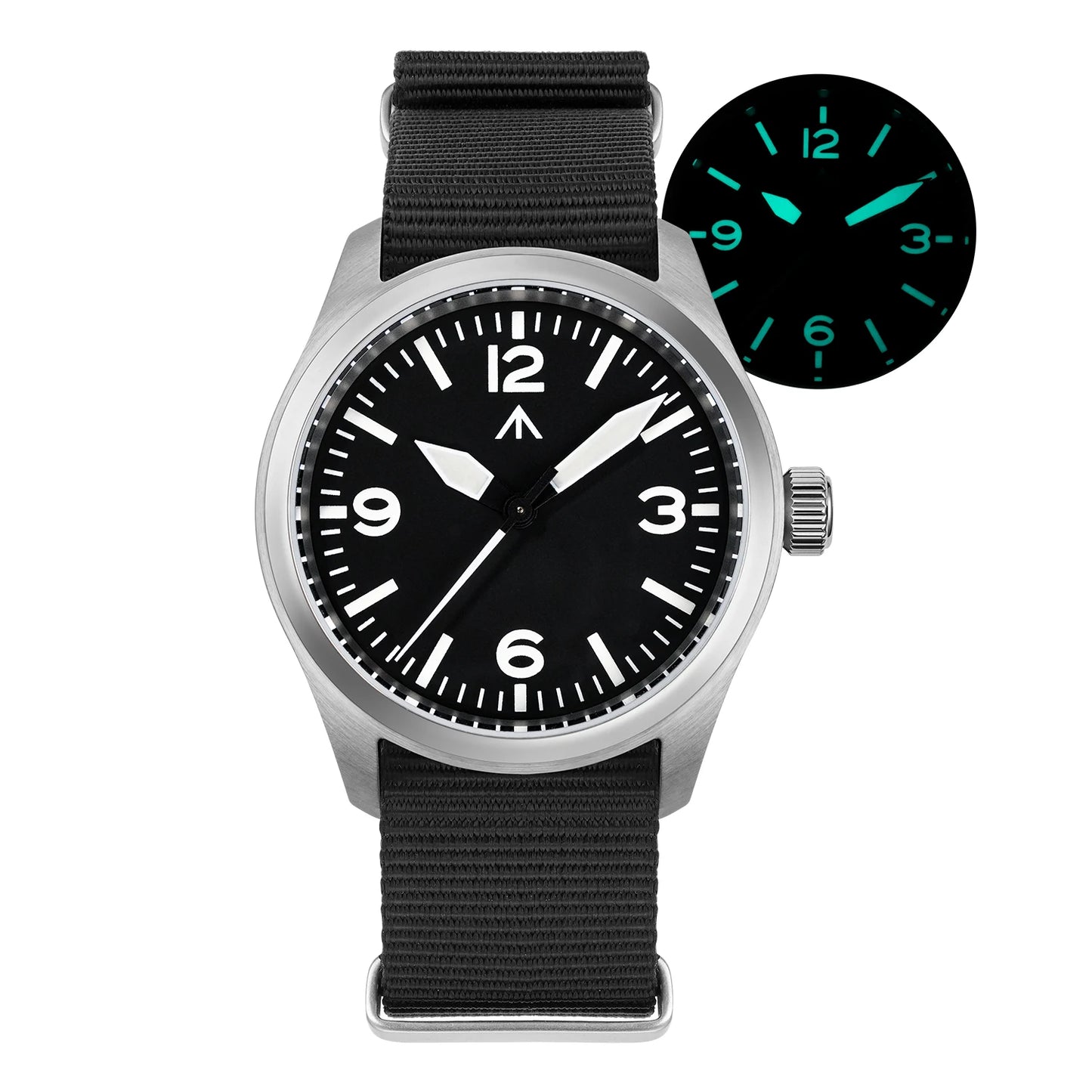 Militado ML08 Quartz Watch Ronda 515/VH31 Movement Domed Sapphire Wristwatch BGW9 Luminous 10Bar Waterproof 38mm Vintage Watches