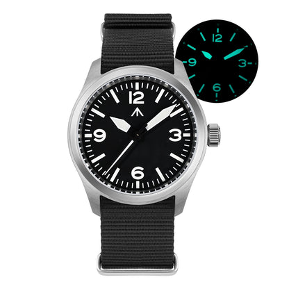 Militado ML08 Quartz Watch Ronda 515/VH31 Movement Domed Sapphire Wristwatch BGW9 Luminous 10Bar Waterproof 38mm Vintage Watches