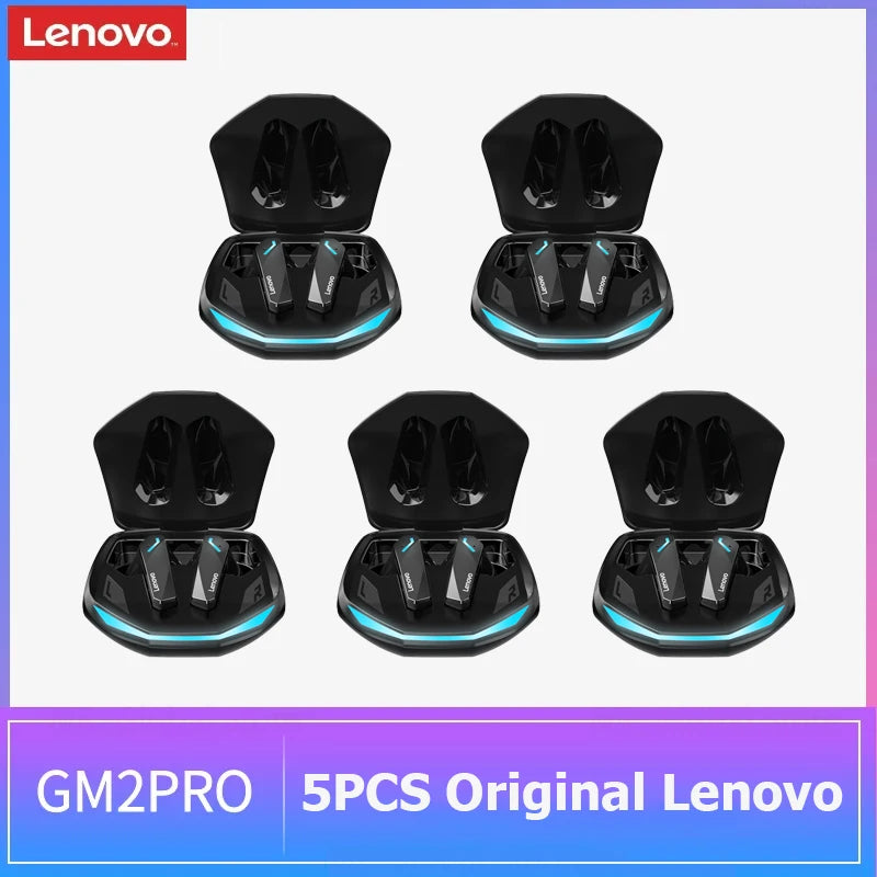 Lenovo GM2 Pro TWS Wireless Gaming Earbuds Bluetooth 5.3 – ENC Noise Cancelling Sport Earphones with Mic, Dual Mode Music & Gaming Headset
