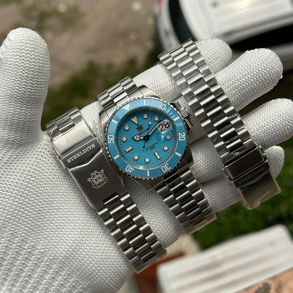 Steeldive New Watch SD1953C Water Ghost Diver Watch Men 300M Waterproof Sapphire Glass Ceramic Bezel NH35 Automatic Men Dive Wat
