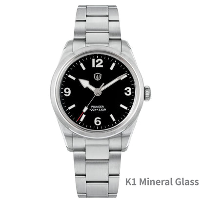 Watchdives WD1960S V2 36.5mm Men’s Quartz Watch VH31 Sweep-Seconds Movement  Sapphire Crystal BGW9/C3 Luminous  Watch for Men