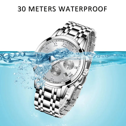 LIGE New Fashion Luxury Women Watch Waterproof Quartz Ladies Watches Business Steel Band Casual Bracelet Date Clock Wristwatches