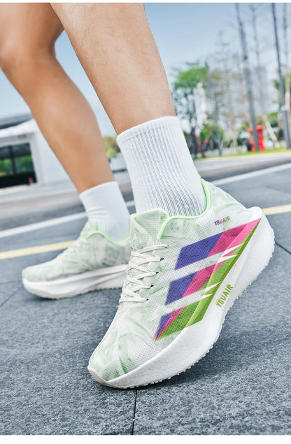 Men's Cushioning Running Shoes Lightweight Athletic Casual Sneakers Male Non-Slip Sports Shoes Outdoor Travel Walking Shoes 2026
