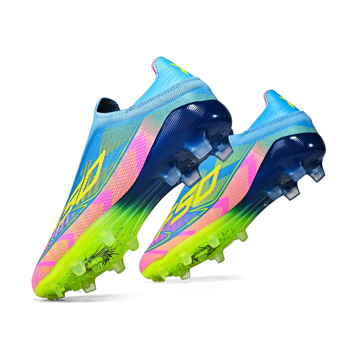 Breathable Football Shoes for Men, FG/AG Long Nail Artificial Turf Anti-Slip Sports Shoes, A Must-Have for Fans