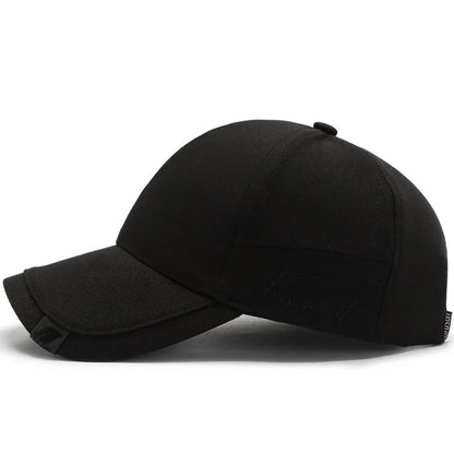 Schnelltrocknende Sonnenkappe für Damen, Outdoor-Freizeit-Sportmütze für Herren, Baseballkappe in Übergröße (60–65 cm), verstellbare Sonnenblende, Schirmmütze