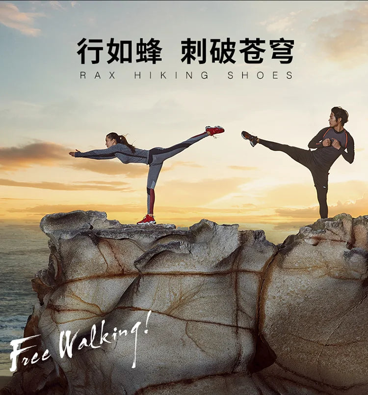 Rax Men's Running Shoes Women Breathable Jogging Lightweight Sneakers Gym Outdoor Sports Shoes