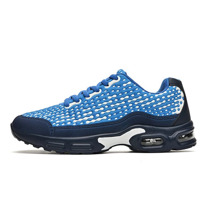 Men's Sports Shoes Lightweight Rebound Soft Sole Fashionable Mesh Breathable Youth Outdoor Running Fitness Training Shoes for Men