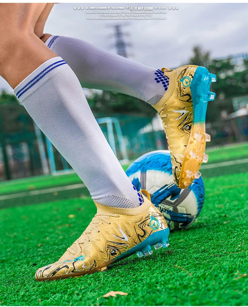 Zapatillas de fútbol profesionales para hombre y mujer de alta calidad, botas de fútbol de moda para hombre, talla grande 46, zapatillas de fútbol sala, deportivas para hombre