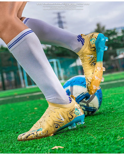 Zapatillas de fútbol profesionales para hombre y mujer de alta calidad, botas de fútbol de moda para hombre, talla grande 46, zapatillas de fútbol sala, deportivas para hombre