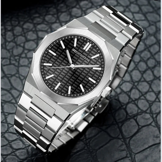 Novo relógio de pulso masculino Specht & Söhne 2026, raro e elegante, ultrafino, 38MM, em aço, cristal de safira, quartzo VH31