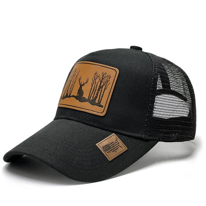 Módní kožené luxusní baseballové čepice pro ženy a muže, sportovní kšiltovky, čepice typu snapback, sluneční klobouky, gorry pro muže, designové trucker čepice, pánské čepice