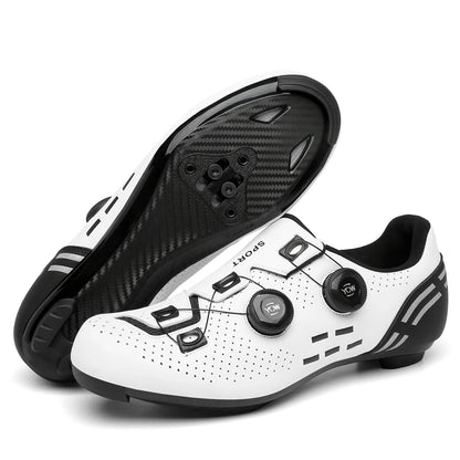 Sapatos de Ciclismo de Alta Qualidade para Homem SPD Autoencaixe Estrada Bicicleta Desporto Sapatos de Ciclismo MTB de Montanha Antiderrapantes para Mulher 36-47