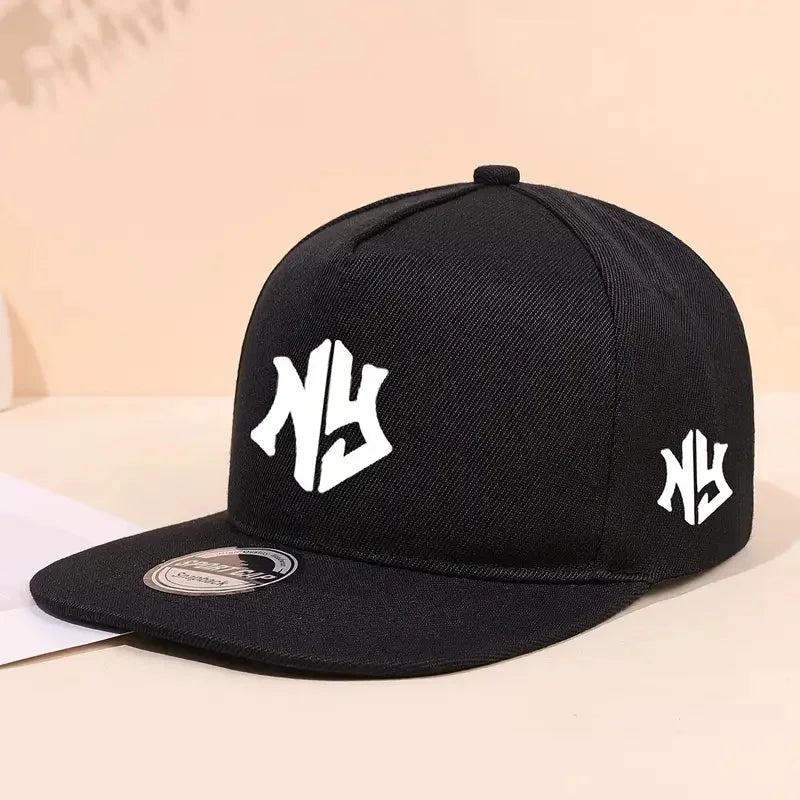 Cappellino da baseball con stampa neutra, per la primavera e l’autunno, regolabile, casual, in stile hip-hop, con visiera, per la protezione dal sole