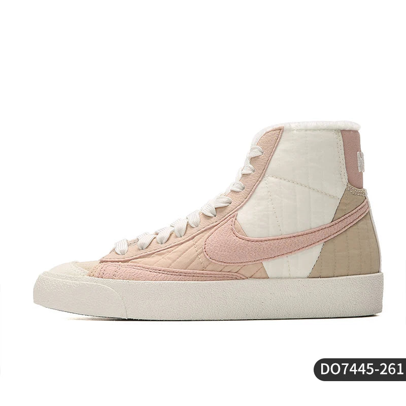 Nike Official Genuine BLAZER Pioneer — Sapatilhas casuais desportivas de cano alto para mulher DO7445-261